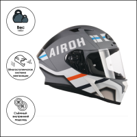 Мотошлем AIROH VALOR (craft matt/XS)